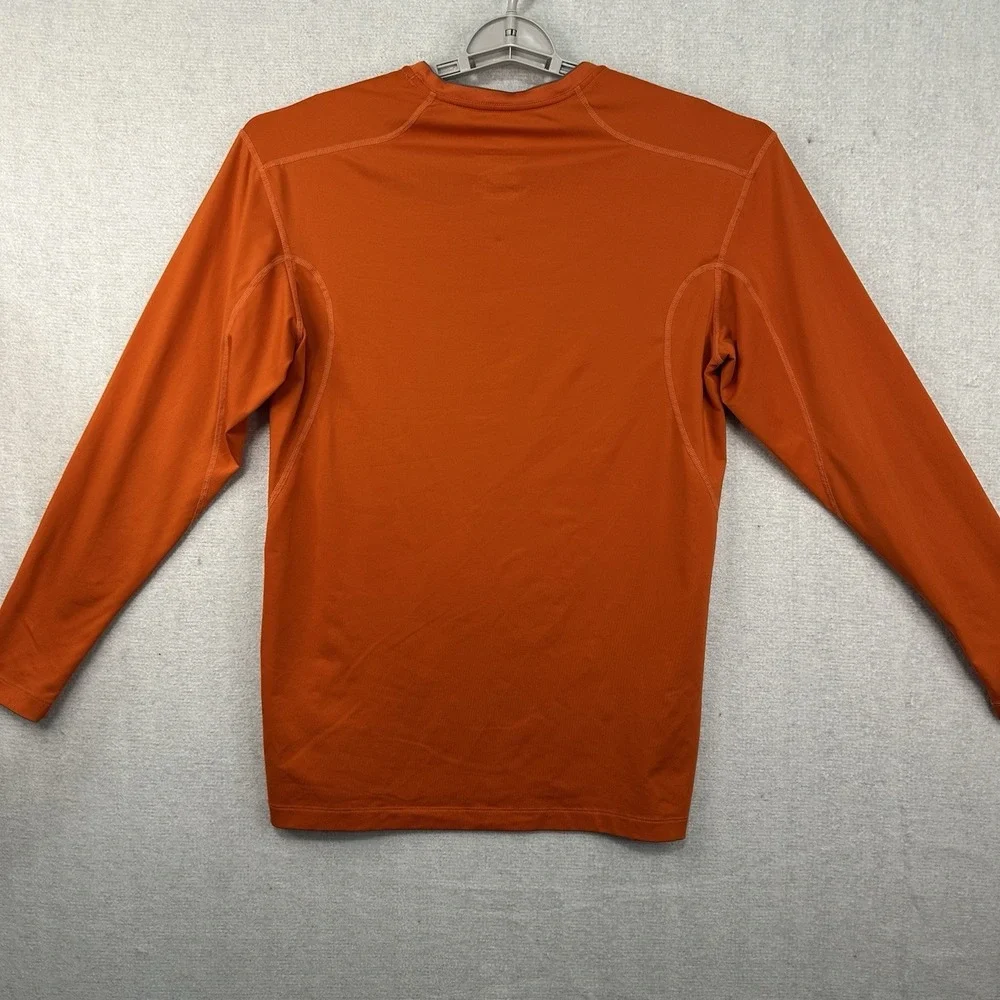 Nike Pro Combat Dri-Fit Compression Long Sleeve Men's XXL Shirt Orange‎